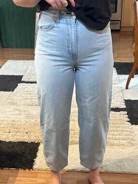 Levi's balloon light-wash jean